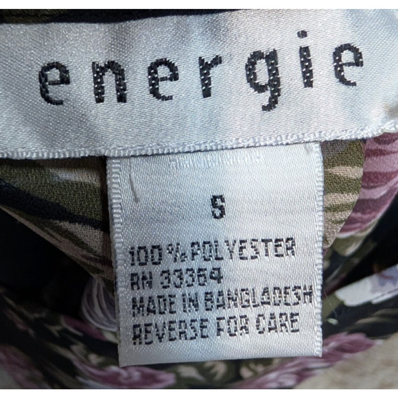 VTG 90s Y2K Dark Fairy Whimsigoth Coquette Romantic Rose Print Sheer Slip Dress - Picture 7 of 8